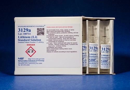 SRM 3129a  鋰(Li)標準溶液