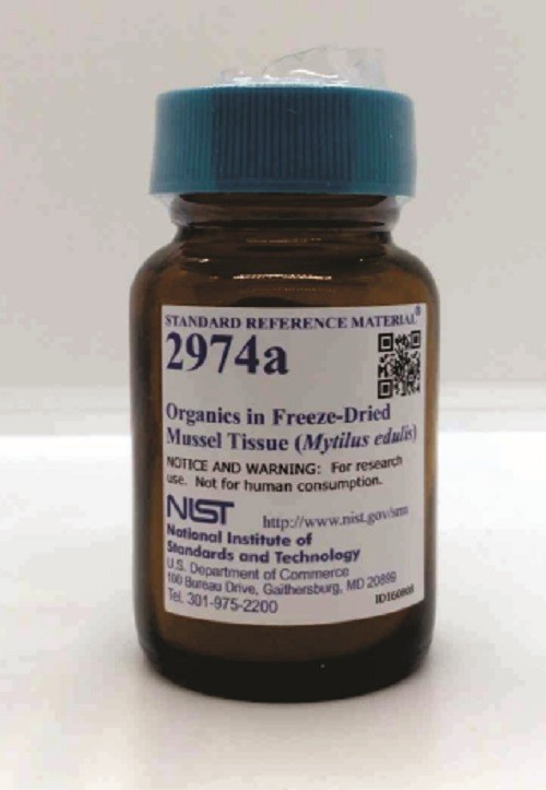SRM 2974a  凍干貽貝組織中的有機物(紫貽貝)標(biāo)準(zhǔn)品