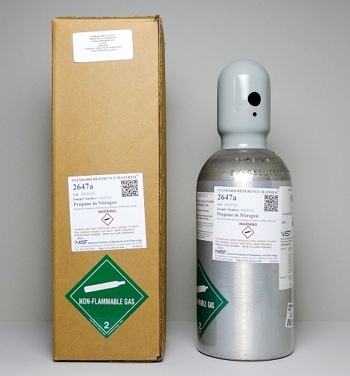 SRM 2647a 氮氣中的丙烷標準品(公稱含量為2500毫微升/摩爾)