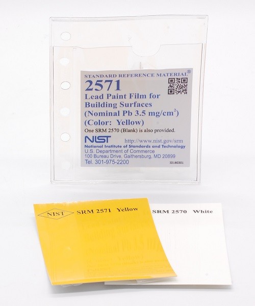 SRM 2571  建筑表面用鉛涂料膜(標(biāo)稱PB3.5mg/cm)2(顏色：黃色)