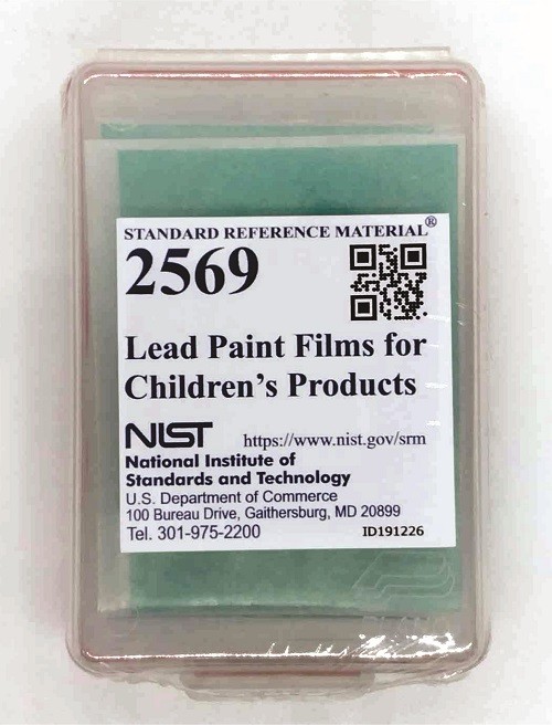 SRM 2569   兒童產(chǎn)品用鉛涂料膜標(biāo)準(zhǔn)品