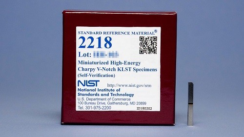 SRM 2218  微型高能Charpy V-缺口KLST樣品(自驗證)
