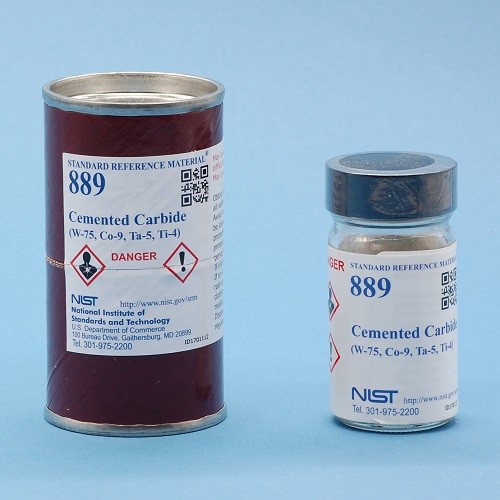 SRM 889  硬質(zhì)合金(W-75，Co-9，Ta-5，Ti-4)標(biāo)準(zhǔn)品